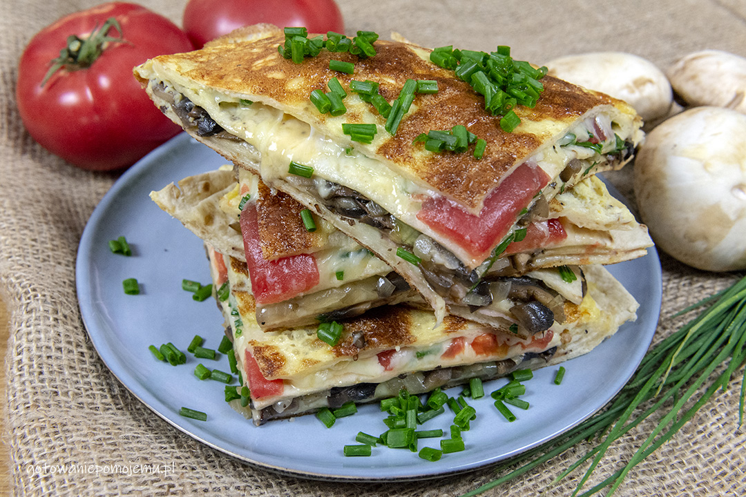 Tortilla z patelni pyszny pomysł na śniadanie i nie tylko przepisy